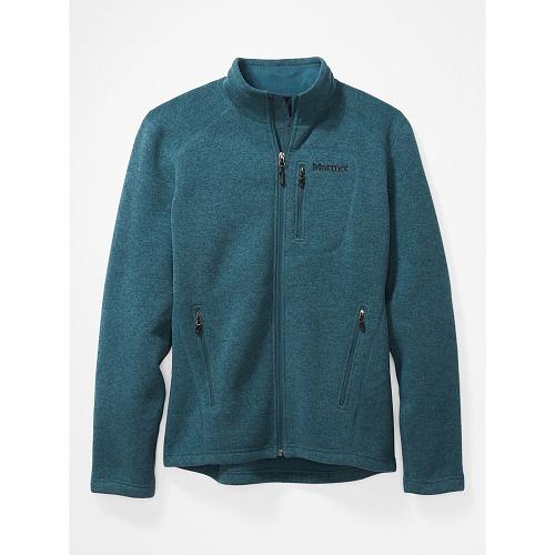 Marmot Drop Line Jackets - Mens Fleece Blue Grey CA8319456 Canada